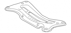 Rear subframe Lexus ES300h ES350 13-18 rusty