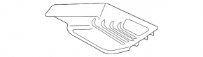 Arch lining right BMW X3 G01 18-21 black, under the belt