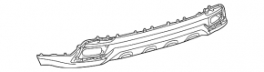 Lexus NX 15-21 rear bumper lip