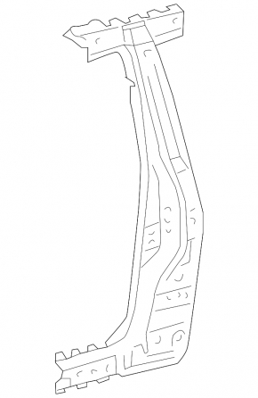 Body pillar central right Lexus GX470 03-09