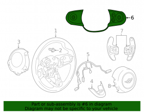 Mini Cooper F56 3d 14- Steering Wheel Control Buttons