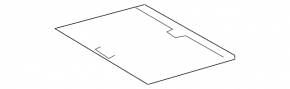 Sunroof curtain Lexus LS460 LS600h 07-12 beige, dry-cleanable