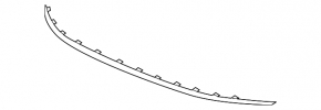 Rear bumper molding Honda Accord 13-15 prerest