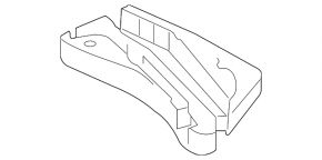 Foam plastic for tool VW Touareg 11-17