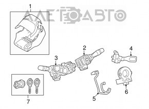 Right steering column switch for Lexus IS200 IS300 99-05