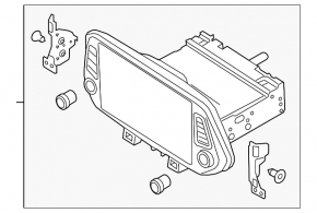 Hyundai Tucson 19-21 radio without navigation