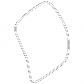 Mercedes GLS-class X166 13-19 trunk lid seal