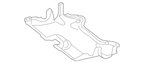 Front engine guard for Mercedes W212 10-16 AWD