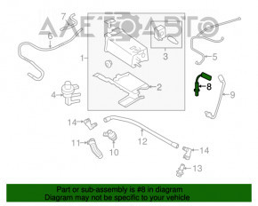 Lambda probe rear first Ford Flex 09-19