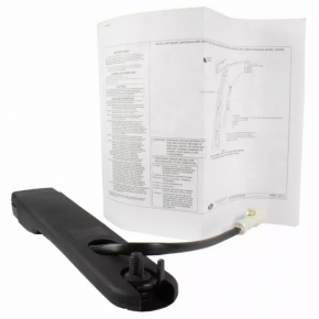 Ford Fiesta 11-19 Driver's Seat Belt Latch Black With Sensor