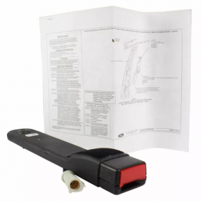 Ford Fiesta 11-19 Driver's Seat Belt Latch Black With Sensor