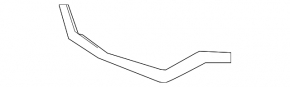Front bumper molding right Lincoln MKX 16-