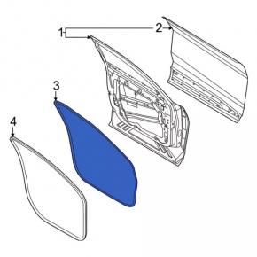 Front Right Door Seal Ford Mustang Mach-E 21-23