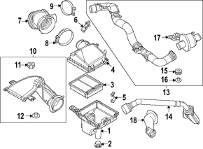 Mazda CX-90 24-26 PHEV Air Filter Housing Upper Cover