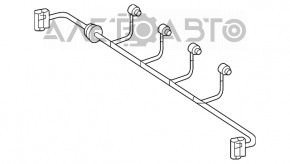 Wiring rear bumper Mercedes GLA 15-17 for parking sensors and BSM