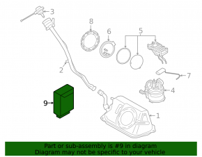 Fuel Pump Module BMW 3 F30 14-18 plug-in