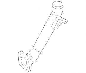Intercooler hose right Honda Civic X FC 16-21 1.5T medium