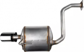 Muffler rear part with barrel right Nissan Maxima A36 16-19 3.5