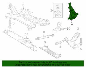 Front left axle Lexus NX200t NX300 NX300h 15-21