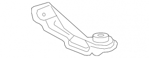 Front subframe burdock front right Lexus RX350 RX450h 16-22