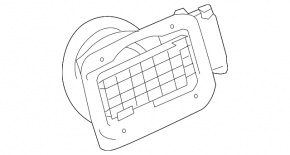 Fuel filler flap housing BMW 3 F30 4d 12-18