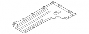 Front right underbody protection for BMW X5 G05 24-26