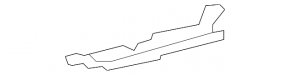 Left inner rear bumper bracket for Lexus GX460 10-23