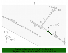 Steering rod left Hyundai Sonata 20- CTR