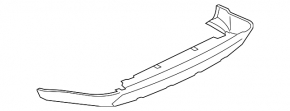Mitsubishi Outlander 2007-2013 bare rear bumper
