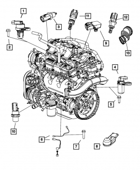 Map Sensor Jeep Compass 17- 2.4
