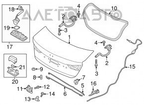 Trunk lid Hyundai Elantra AD 17-18 prerest