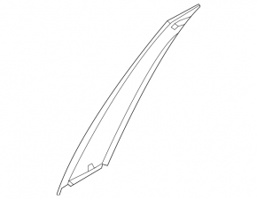 Door trim side rear left Hyundai Elantra 21-23 front