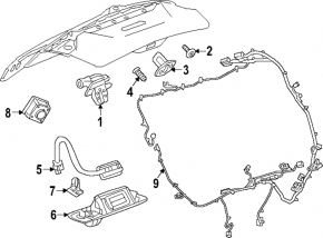 Chevrolet Equinox 18-21 Tailgate Release Button