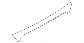 Subaru Legacy 15-19 trunk lid molding