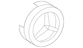 Center cap for Mercedes GLS-class X166 13-19 disk