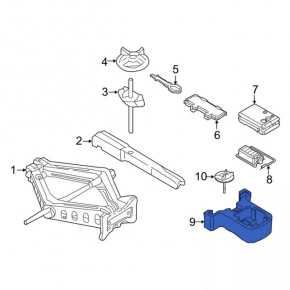 Foam plastic for Ford Mustang mk6 15 tool - broken