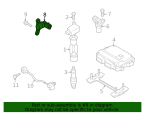 Crankshaft position sensor Mazda 3 09-13 2.0, 2.5