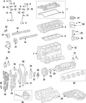 Crankshaft Lexus UX200 19-