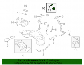 Nissan Rogue 14-20 Fuel Filler Cap