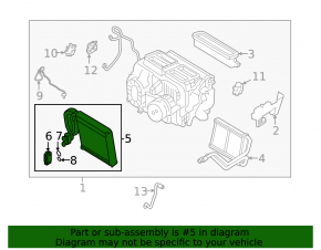 Nissan Altima 19-24 Evaporator with Sensor