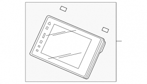 Monitor, display, navigation Honda Clarity 18-21 usa