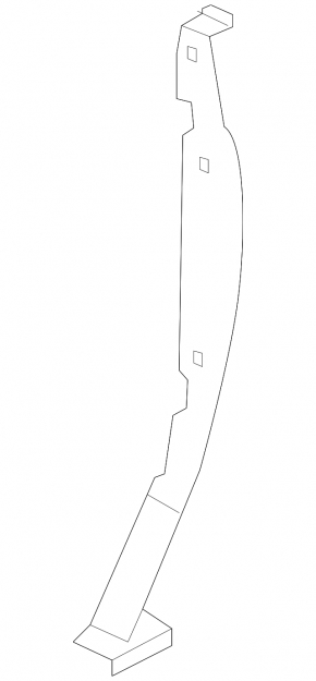 Rear wing bracket right front BMW i3 14-20