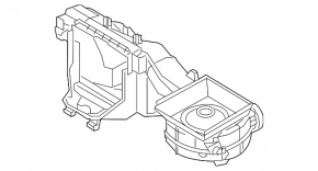 Bare heater housing VW Golf 15-