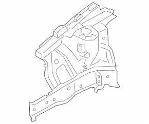 Front right quarter Kia Forte 19-24