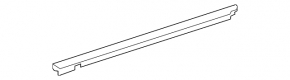 Front right inner door glass seal Lexus ES 19-26