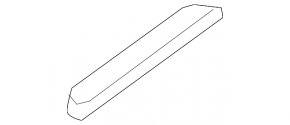 Door sill trim outer rear right Nissan Murano z52 15- chrome type 2, worn