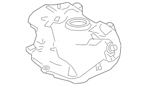 Lexus UX250h Fuel Tank 19-24