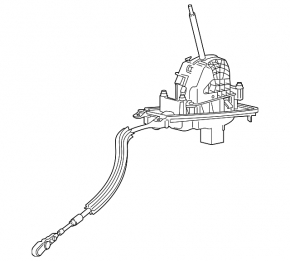 VW Touareg 13-17 gear shifter with cable