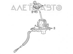 VW Touareg 13-17 gear shifter with cable