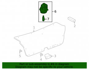 Toyota Camry v50 trunk light (12-14 USA)